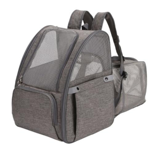 Transportbox für Haustiere Haustier-Reisetasche, Haustier-Rucksack, Reiseträger, Belüftetes Netz, Doppelte Umhängetasche Für Hunde Und Katzen Hunde Tragebox (Color : A, Size : 28 * 34 * 42cm) von JYARZ
