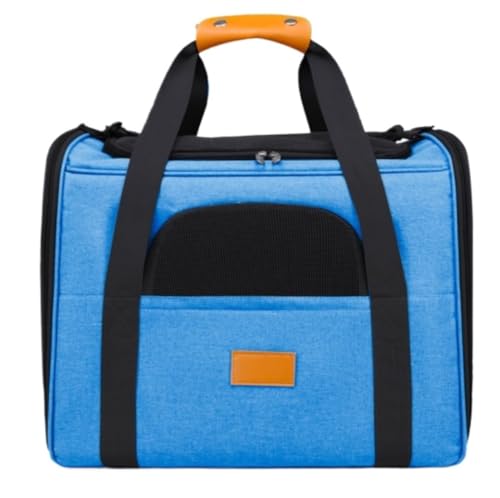 Transportbox für Haustiere Haustier-Rucksack, Reiserucksäcke, Hamster-Schlafsack, Haustier-Tragetasche für Katzen, Reisekoffer, Hamster Hunde Tragebox (Color : D, Size : 35 * 33 * 45cm) von JYARZ