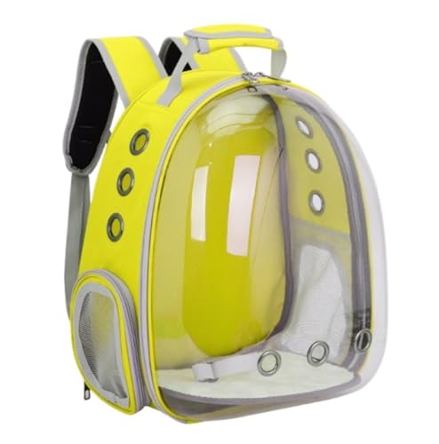 Transportbox für Haustiere Haustier-Rucksack-Träger, Blase, Erweiterbar, Faltbar, Atmungsaktiv, Haustier-Träger, Hunde-Träger-Rucksack Hunde Tragebox (Color : C, Size : 23 * 35 * 45cm) von JYARZ