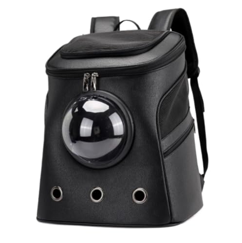 Transportbox für Haustiere Haustierbedarf, Tragbarer, Atmungsaktiver Hund, PU-Stoff, Ausgehende Tasche, Große Kapazität, Katzentasche, Tragbarer Haustier-Rucksack Hunde Tragebox (Color : B, Size : 3 Transportbox für Haustiere Haustierbedarf, Tragbarer, Atmungsaktiver Hund, PU-Stoff, Ausgehende Tasche, Große Kapazität, Katzentasche, Tragbarer Haustier-Rucksack Hunde Tragebox (Color : B, Size : 3 von JYARZ