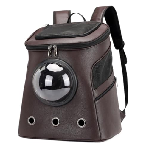 Transportbox für Haustiere Haustierbedarf, Tragbarer, Atmungsaktiver Hund, PU-Stoff, Ausgehende Tasche, Große Kapazität, Katzentasche, Tragbarer Haustier-Rucksack Hunde Tragebox (Color : D, Size : 3 Transportbox für Haustiere Haustierbedarf, Tragbarer, Atmungsaktiver Hund, PU-Stoff, Ausgehende Tasche, Große Kapazität, Katzentasche, Tragbarer Haustier-Rucksack Hunde Tragebox (Color : D, Size : 3 von JYARZ