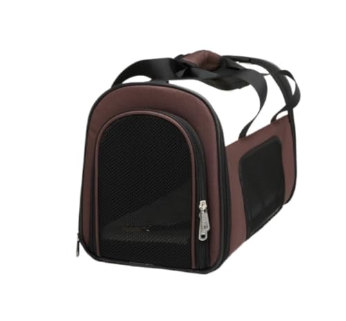 Transportbox für Haustiere Haustierträger, Tragbarer Haustier-Rucksack, Tragetasche, Tragetaschen, Katzen- Und Hundehandtaschenträger, Reisepakete Hunde Tragebox (Color : B, Size : 40 * 30 * 20cm) von JYARZ