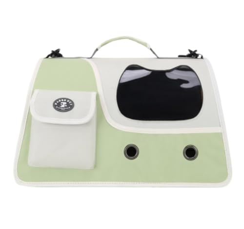 Transportbox für Haustiere Katze Hund Tasche Katze Rucksack Reise Raum Kapsel Oxford Tuch Haustier Rucksack Träger Für Outdoor Hunde Tragebox (Color : B, Size : 46 * 26 * 28cm) von JYARZ