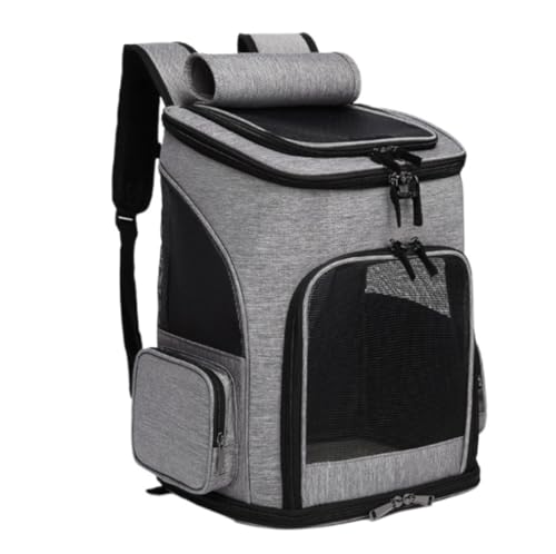Transportbox für Haustiere Katzen-Außentragetasche, Atmungsaktiv, Tragbar, Katzen-Frontrucksack, Reise-Netztasche Für Katzen Und Hunde Hunde Tragebox (Color : C, Size : 40 * 26 * 33cm) von JYARZ