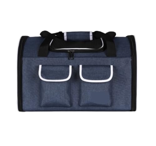 Transportbox für Haustiere Robuste Hunde-Reisetasche, Fünf Löcher, Rucksack, Haustier-Träger, Netztasche Für Hunde Und Katzen, Haustier-Rucksack Hunde Tragebox (Color : B, Size : 33 * 50 * 30cm) von JYARZ