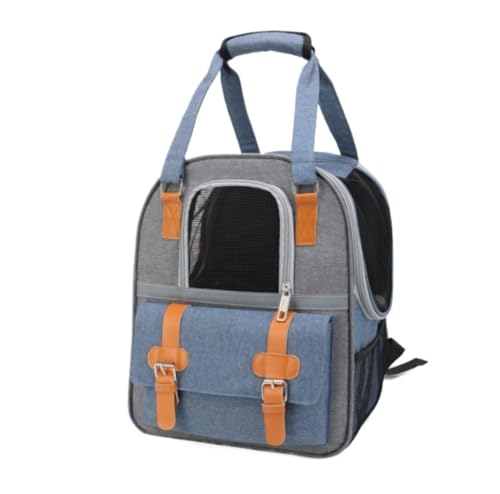 Transportbox für Haustiere Tragbare Haustier-Reisetragetasche, Haustiertrage-Rucksack Für Katzen, Tragetasche Für Hunde Hunde Tragebox (Color : A, Size : 33 * 22 * 39cm) von JYARZ