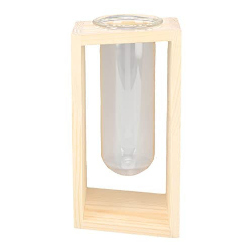 Glas-Reagenzglas-Vase, Desktop-Mini-Knospenvase, Glas-Pflanzenvermehrungsstation, Pflanzenterrarium für Hydrokulturpflanzen, vielseitig einsetzbar, innovativ, handgefertigt, Desktop-Pflanzenterrarium von JYCRA