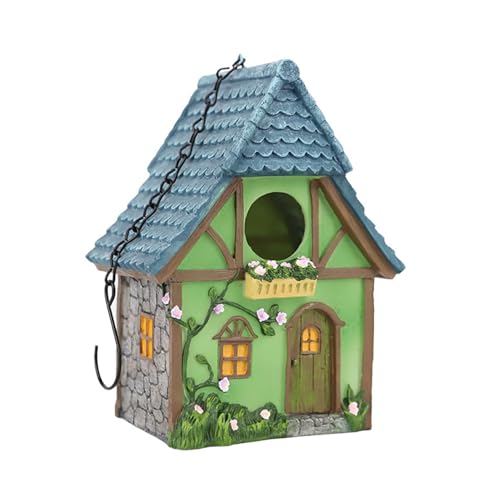 JYCRA wasserdichte Blaue Vögel aus, Hängende Vögel Feeder für die Dekoration des äußeren Gartenhofs, Häuser für Kardinäle von Finch JYCRA wasserdichte Blaue Vögel aus, Hängende Vögel Feeder für die Dekoration des äußeren Gartenhofs, Häuser für Kardinäle von Finch von JYCRA