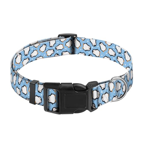 JYCardPKT Hundehalsband, verstellbar, lustiges Haustierhalsband mit Schnellverschluss, langlebige Schnalle, niedliche Halsbänder für mittelgroße und große Hunde, bunte Pinguine JYCardPKT Hundehalsband, verstellbar, lustiges Haustierhalsband mit Schnellverschluss, langlebige Schnalle, niedliche Halsbänder für mittelgroße und große Hunde, bunte Pinguine von JYCardPKT