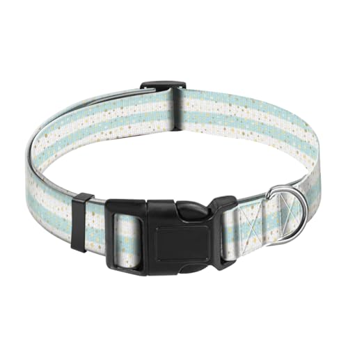 JYCardPKT Hundehalsband, verstellbar, lustiges Haustierhalsband mit Schnellverschluss, langlebige Schnalle, niedliche Halsbänder für mittelgroße und große Hunde, niedliche gestreifte Punkte JYCardPKT Hundehalsband, verstellbar, lustiges Haustierhalsband mit Schnellverschluss, langlebige Schnalle, niedliche Halsbänder für mittelgroße und große Hunde, niedliche gestreifte Punkte von JYCardPKT