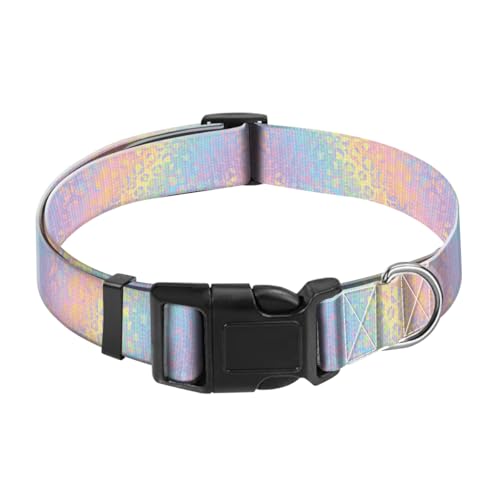 JYCardPKT Hundehalsband, verstellbar, lustiges Haustierhalsband mit Schnellverschluss, robuste Schnalle, niedliche Halsbänder für mittelgroße und große Hunde, buntes Leopardenleder JYCardPKT Hundehalsband, verstellbar, lustiges Haustierhalsband mit Schnellverschluss, robuste Schnalle, niedliche Halsbänder für mittelgroße und große Hunde, buntes Leopardenleder von JYCardPKT