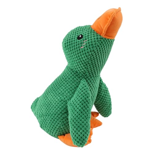 JYITO Quietschende Ente, weiches Hundespielzeug, weiche und weiche Ente, beruhigend, kauspielzeug zur Zahnreinigung und bissfest, für Haustiere JYITO Quietschende Ente, weiches Hundespielzeug, weiche und weiche Ente, beruhigend, kauspielzeug zur Zahnreinigung und bissfest, für Haustiere von JYITO