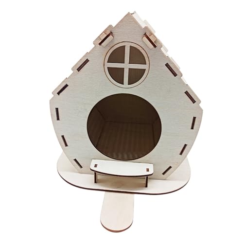 JYJLLM Wildvogel-Nistkasten für Kinder, zum Bemalen Ihrer eigenen Wildvögel, Vogelhaus, Vogelhäuschen für Garten, Vogelkasten, Vogelnistkasten, Vogelhäuschen aus Holz, geeignet für viele verschiedene JYJLLM Wildvogel-Nistkasten für Kinder, zum Bemalen Ihrer eigenen Wildvögel, Vogelhaus, Vogelhäuschen für Garten, Vogelkasten, Vogelnistkasten, Vogelhäuschen aus Holz, geeignet für viele verschiedene von JYJLLM