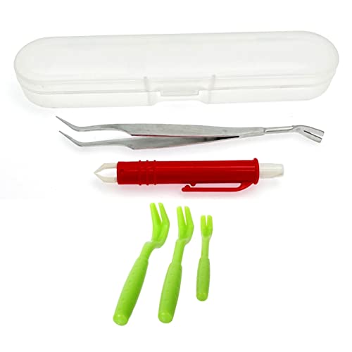 JZK 5 in 1 Zeckenentferner Kit, Haustier Zeckenentferner Werkzeuge für Hunde, Zeckenhaken für Hunde und Katze, Zeckenzange Zeckenpicker, Zeckenpinzette JZK 5 in 1 Zeckenentferner Kit, Haustier Zeckenentferner Werkzeuge für Hunde, Zeckenhaken für Hunde und Katze, Zeckenzange Zeckenpicker, Zeckenpinzette von JZK