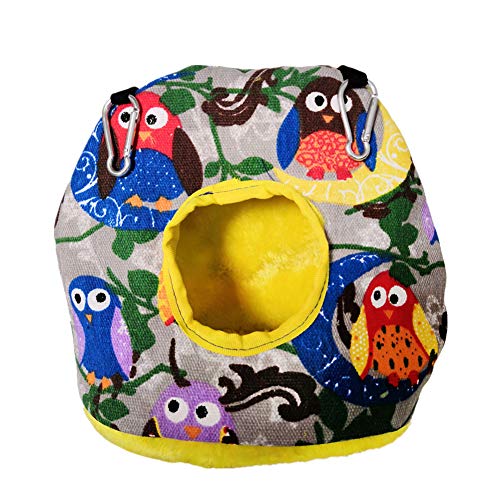 JZTRADE Hängematte Katze Ratten Zubehör Hängendes Vogelhaus Vogelbedarf Wellensittichspielzeug Papageien-Hängematte Haustierkäfig-Hängematte Warmes Vogelnest owl,l JZTRADE Hängematte Katze Ratten Zubehör Hängendes Vogelhaus Vogelbedarf Wellensittichspielzeug Papageien-Hängematte Haustierkäfig-Hängematte Warmes Vogelnest owl,l von JZTRADE