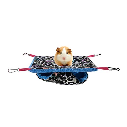 JZTRADE Ratten Zubehör Hängematte Katze Rattenkäfig Zubehör Haustier-Hängematte Hamster-Hängematte Rattenbett Hamster Cage Zubehör Leopard Print 1,l JZTRADE Ratten Zubehör Hängematte Katze Rattenkäfig Zubehör Haustier-Hängematte Hamster-Hängematte Rattenbett Hamster Cage Zubehör Leopard Print 1,l von JZTRADE