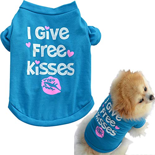 JZTRADE Sommer Hunde Klamotten Hunde Mantel Sommer Katze Kleidung Haustiere Bequeme Haustierkleidung Kätzchen Kleidung Haustier-Kleidung Hundemäntel Blue,l JZTRADE Sommer Hunde Klamotten Hunde Mantel Sommer Katze Kleidung Haustiere Bequeme Haustierkleidung Kätzchen Kleidung Haustier-Kleidung Hundemäntel Blue,l von JZTRADE