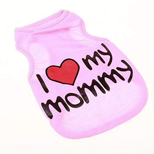 JZTRADE Sommer Hunde Klamotten hundekleidung Sommer Bequeme Haustierkleidung Hundekleidung für den Sommer Kätzchen Kleidung Hundemäntel Welpenkleidung pink,XL JZTRADE Sommer Hunde Klamotten hundekleidung Sommer Bequeme Haustierkleidung Hundekleidung für den Sommer Kätzchen Kleidung Hundemäntel Welpenkleidung pink,XL von JZTRADE