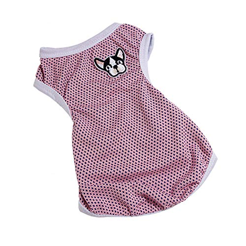 JZTRADE Sommer Hunde Klamotten hundekleidung Sommer Kätzchen Kleidung Hundemantel Bequeme Haustierkleidung Hundekleidung für den Sommer pink,XL JZTRADE Sommer Hunde Klamotten hundekleidung Sommer Kätzchen Kleidung Hundemantel Bequeme Haustierkleidung Hundekleidung für den Sommer pink,XL von JZTRADE