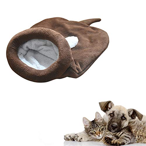 Katzenhöhle Hundehaus Für Drinnen Flauschiges Hundebett Tragbares Hundebett Katzenschlafsack Kaninchen Ohr Katze Bett Haustierhöhle Brown,m Katzenhöhle Hundehaus Für Drinnen Flauschiges Hundebett Tragbares Hundebett Katzenschlafsack Kaninchen Ohr Katze Bett Haustierhöhle Brown,m von JZTRADE