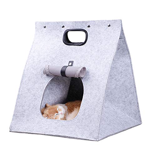 JZTRADING Hunde Zelt Katzen Tipi Katzenzelt Hundezelt Abnehmbar Waschbar Faltbar Atmungsaktiv Katzenhundehütte Tragbar Für Indoor Outdoor Gray JZTRADING Hunde Zelt Katzen Tipi Katzenzelt Hundezelt Abnehmbar Waschbar Faltbar Atmungsaktiv Katzenhundehütte Tragbar Für Indoor Outdoor Gray von JZTRADING