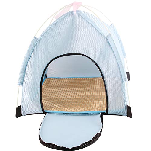 JZTRADING Katze Tipi Hundestift Indoor Katzenlaufstall Haustierzelt Indoor Abnehmbarer Waschbar Hund Atmungsaktiv Faltbares Haustierzelt Wasserdichtes Welpenhaus Outdoor Hundebett Blue JZTRADING Katze Tipi Hundestift Indoor Katzenlaufstall Haustierzelt Indoor Abnehmbarer Waschbar Hund Atmungsaktiv Faltbares Haustierzelt Wasserdichtes Welpenhaus Outdoor Hundebett Blue von JZTRADING