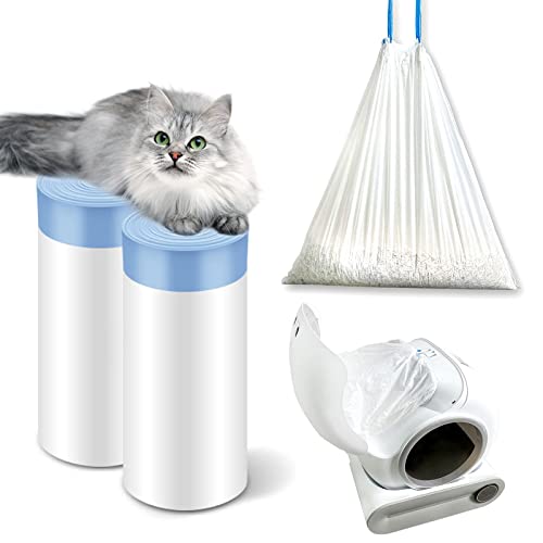 Selbstreinigende Katzentoilette Müllbeutel, 5 Rollen/75 Stück Katzentoiletten-Einlagen, Langlebige Katzentoilettenbeutel, Strapazierfähige Katzenstreutasche mit Kordelzug für Katzenklo, 45 * 50cm Selbstreinigende Katzentoilette Müllbeutel, 5 Rollen/75 Stück Katzentoiletten-Einlagen, Langlebige Katzentoilettenbeutel, Strapazierfähige Katzenstreutasche mit Kordelzug für Katzenklo, 45 * 50cm von JZWLW