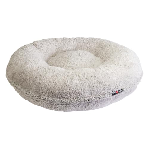 JACK AND VANILLA, Ergonomischer Sitzpuff für Hunde und Katzen, bequem und langlebig, modernes Design, leicht zu reinigen, ideal zum Ausruhen und Spielen, 90 cm, Modell Shell Puff von JACK AND VANILLA