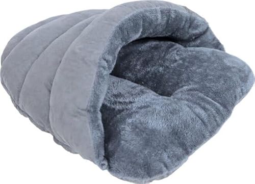 Boon Schlafsack für Haustiere, 70 cm, Grau/Grau, Plüsch, weich und waschbar Boon Schlafsack für Haustiere, 70 cm, Grau/Grau, Plüsch, weich und waschbar von JACK AND VANILLA