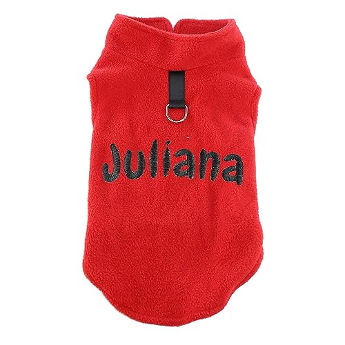 Individuelles Hundeshirt Personalisiertes Hundeshirt mit Namen Personalisierte Hundekleidung Besticktes Haustier-T-Shirt für Haustier Welpe Katze Hund Individuelles Hundeshirt Personalisiertes Hundeshirt mit Namen Personalisierte Hundekleidung Besticktes Haustier-T-Shirt für Haustier Welpe Katze Hund von Jacklin F