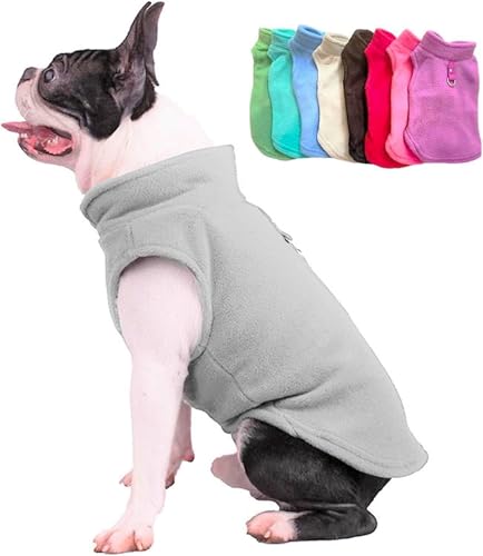 JACKO & CO Fleece-Weste mit Ring für die Leine – weich, leicht, atmungsaktiv für Welpen, kleine, mittelgroße Hunde, Kätzchen, Katzen, Chihuahua, warm für Herbst/Herbst/Winter (Türkis, Größe L (4,5–7,3 JACKO & CO Fleece-Weste mit Ring für die Leine – weich, leicht, atmungsaktiv für Welpen, kleine, mittelgroße Hunde, Kätzchen, Katzen, Chihuahua, warm für Herbst/Herbst/Winter (Türkis, Größe L (4,5–7,3 von Jacko & Co