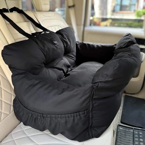 JACKO & CO - Premium-Hundeautositz und -bett für kleine und mittelgroße Hunde bis zu 18 kg / weiches, wolkenähnliches, tragbares Haustier-Reisebett für Rücksitz, maschinenwaschbar und wasserabweisend JACKO & CO - Premium-Hundeautositz und -bett für kleine und mittelgroße Hunde bis zu 18 kg / weiches, wolkenähnliches, tragbares Haustier-Reisebett für Rücksitz, maschinenwaschbar und wasserabweisend von Jacko & Co