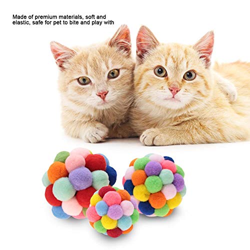 Jadpes Wollknäuel, interaktives Spielzeug, interaktives Katzenspielzeug, Plastikkatze und Hund für Kätzchen, Katzenkätzchen(S) von Jadpes