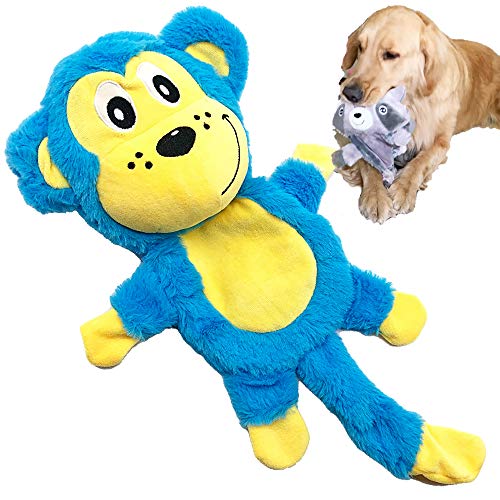 Jalousie Extra großes Quietschspielzeug für Hunde, interaktives Seil-Plüschspielzeug für kleine, mittelgroße und große Rassen, langlebiges Hunde-Kauspielzeug (Affe 2) von Jalousie