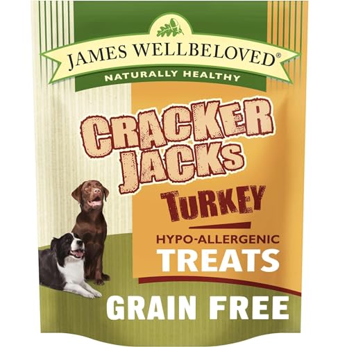 Crackerjacks Hunde-Leckerlis, getreidefrei, Truthahn & Gemüse Crackerjacks Hunde-Leckerlis, getreidefrei, Truthahn & Gemüse von James Wellbeloved