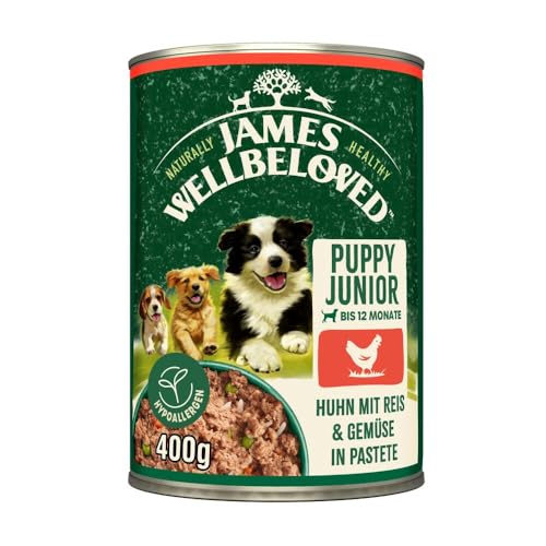 JAMES WELLBELOVED Hund Dose Junior Huhn Pastete 6x400g JAMES WELLBELOVED Hund Dose Junior Huhn Pastete 6x400g von James Wellbeloved