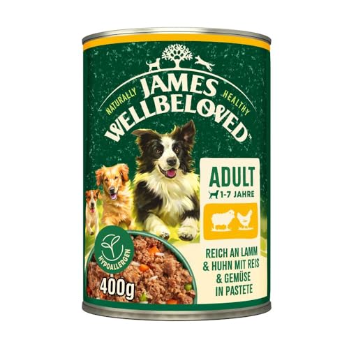 JAMES WELLBELOVED Hund Dose Lamm & Huhn in Pastete 6x400g JAMES WELLBELOVED Hund Dose Lamm & Huhn in Pastete 6x400g von James Wellbeloved