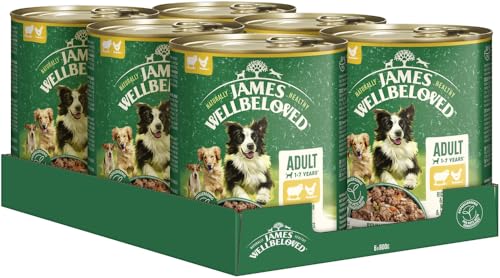 JAMES WELLBELOVED Hund Dose Lamm & Huhn in Pastete 6x800g von James Wellbeloved
