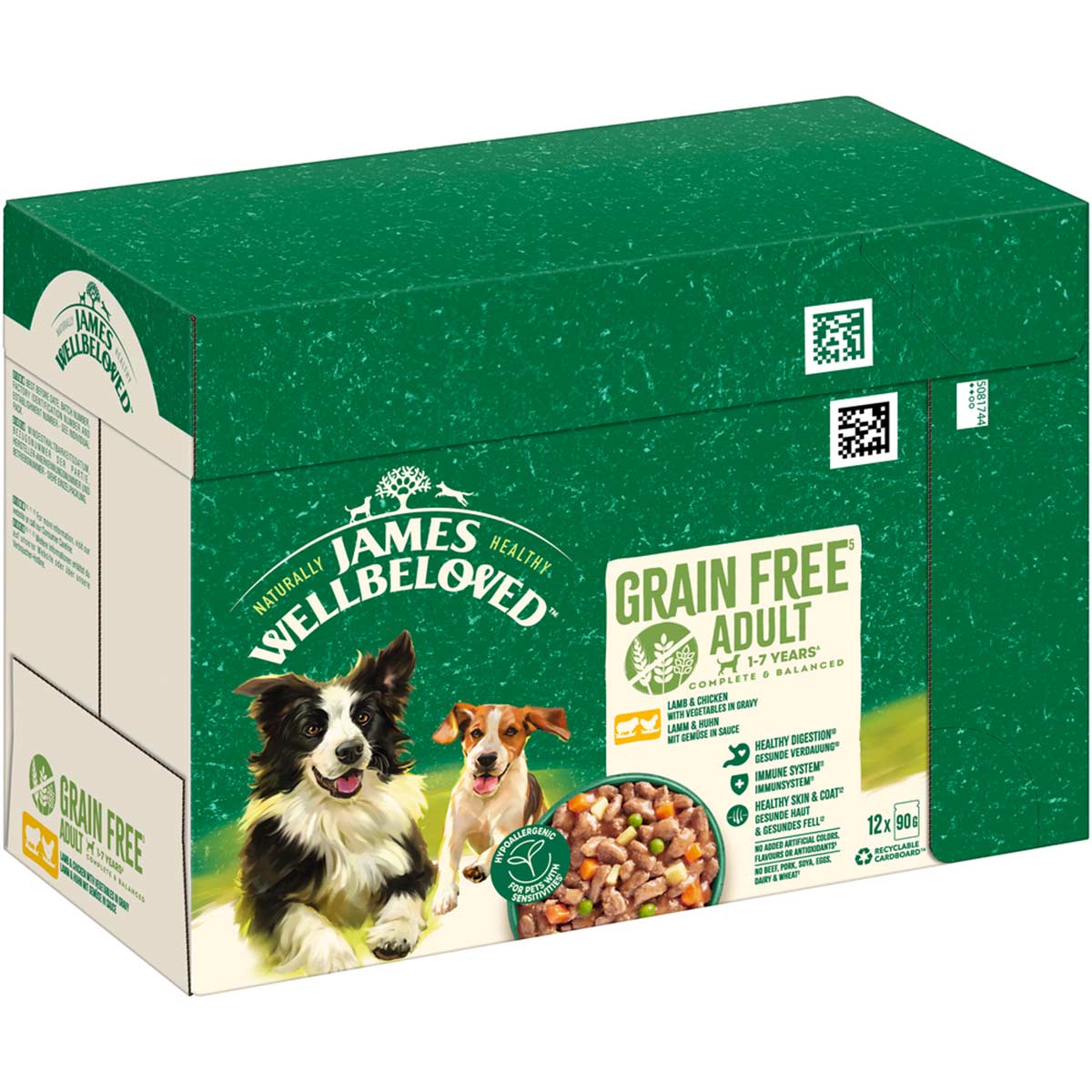 JAMES WELLBELOVED Lamm & Huhn in Sauce 12x90 g JAMES WELLBELOVED Lamm & Huhn in Sauce 12x90 g von James Wellbeloved