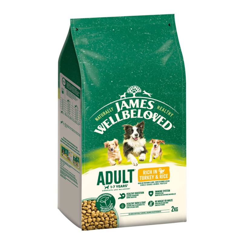 James Wellbeloved Adult Dog Hypoallergenic Truthahn & Reis - 2 kg von James Wellbeloved