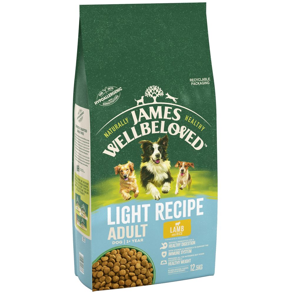James Wellbeloved Adult Dog Light Hypoallergenic Lamm & Reis - 2 x 12,5 kg James Wellbeloved Adult Dog Light Hypoallergenic Lamm & Reis - 2 x 12,5 kg von James Wellbeloved