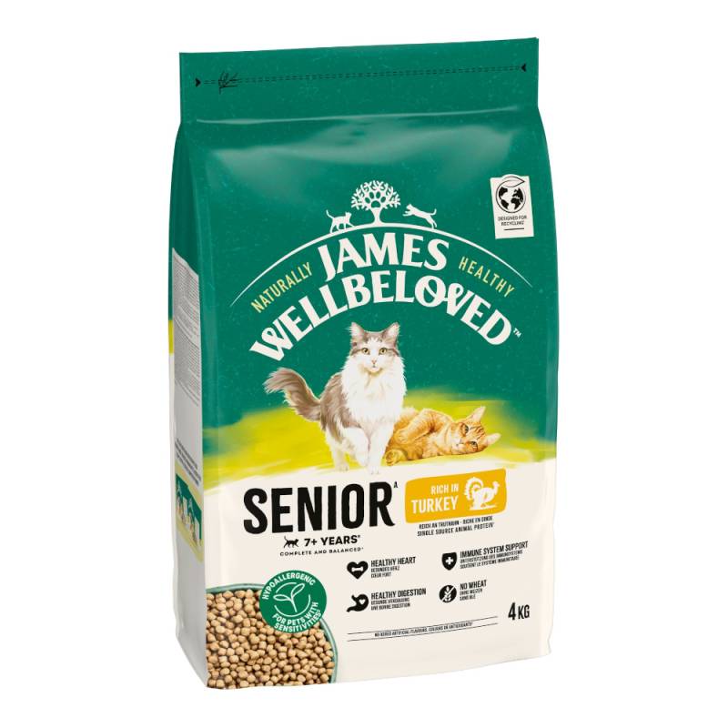James Wellbeloved Senior Cat Hypoallergenic Truthahn & Reis - 4 kg James Wellbeloved Senior Cat Hypoallergenic Truthahn & Reis - 4 kg von James Wellbeloved