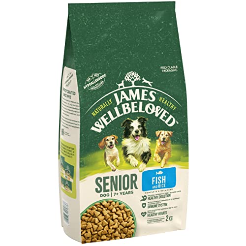 James Wellbeloved Senior Light Kibble Ocean White Fish & Rice 15kg-2kg von James Wellbeloved