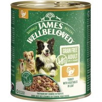 James Wellbeloved Truthahn Pastete (Getreidefrei) 800 g von James Wellbeloved