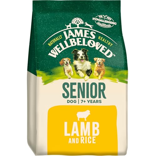 Senior Lamm & Reis Trockenfutter für Hunde von James Wellbeloved