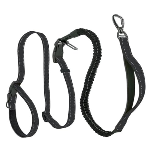 6-in-1 Multifunktions-Hundegeschirr: Handsfree Laufgurt mit Reflexstreifen & Auto-Sicherheitskarabiner - Anti-Ruck System für Jogging und Outdoor von Jamotolly
