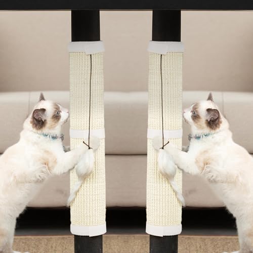 JanYoo 2 Stück Katze Kratzschutz Katzenkratzmatte Möbelschutz Pet Tischbein Katzenkratzer Kratzmatte für Katze Cat Scratcher Katzenkratzmatte Sofa Kratzbrett 50×25 cm (Weiß JanYoo 2 Stück Katze Kratzschutz Katzenkratzmatte Möbelschutz Pet Tischbein Katzenkratzer Kratzmatte für Katze Cat Scratcher Katzenkratzmatte Sofa Kratzbrett 50×25 cm (Weiß von JanYoo