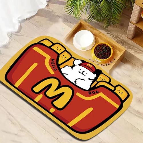 JanYoo Napfunterlage Hund Katzen 60 X 40 cm Groß, Futternapf Unterlage rutschfeste Saugfähige Katzennapf Futtermatte Katze Hundenapf Matte Futterunterlage für Hunde und Katzen JanYoo Napfunterlage Hund Katzen 60 X 40 cm Groß, Futternapf Unterlage rutschfeste Saugfähige Katzennapf Futtermatte Katze Hundenapf Matte Futterunterlage für Hunde und Katzen von JanYoo