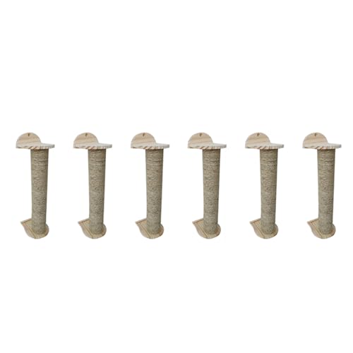 Janasiba 6X An Der Wand Befestigtes Katzen Kratz Brett Spielzeug Sisal Kletter Gerüste, Die Katzen Verkratzen, Die Möbel Schützen Grind Krallen Katze Scratcher Spielzeug Janasiba 6X An Der Wand Befestigtes Katzen Kratz Brett Spielzeug Sisal Kletter Gerüste, Die Katzen Verkratzen, Die Möbel Schützen Grind Krallen Katze Scratcher Spielzeug von Janasiba