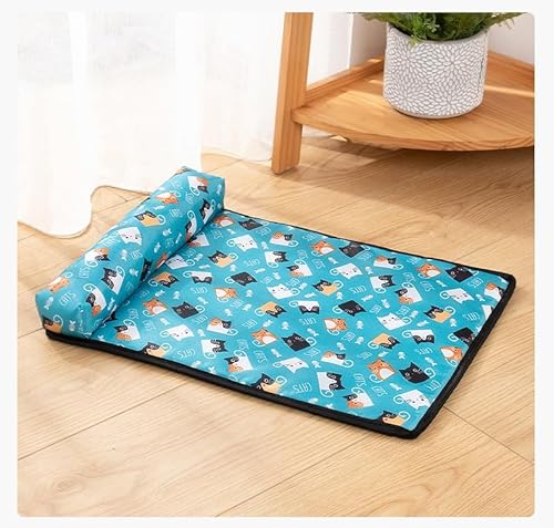 Jannity Kühldecke für Hunde und Katzen, Eisseide, niedlich, bedruckt, selbstkühlend, Sommerunterlage für Zwinger/Sofa/Bett/Boden/Autositze, kühlende Sommersitze für kleine, mittelgroße und große Hunde, Katzen (S, Katze) Jannity Kühldecke für Hunde und Katzen, Eisseide, niedlich, bedruckt, selbstkühlend, Sommerunterlage für Zwinger/Sofa/Bett/Boden/Autositze, kühlende Sommersitze für kleine, mittelgroße und große Hunde, Katzen (S, Katze) von Jannity